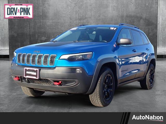 used 2021 Jeep Cherokee car, priced at $21,687