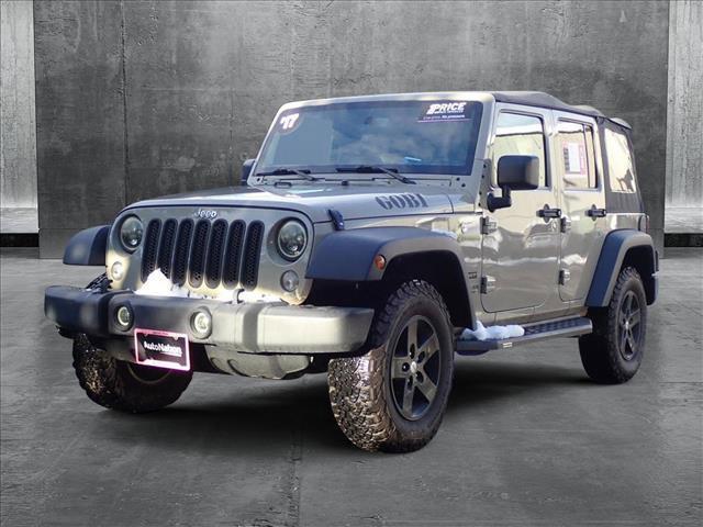 used 2017 Jeep Wrangler Unlimited car, priced at $23,165