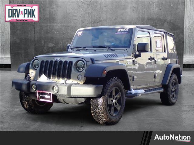 used 2017 Jeep Wrangler Unlimited car, priced at $23,165