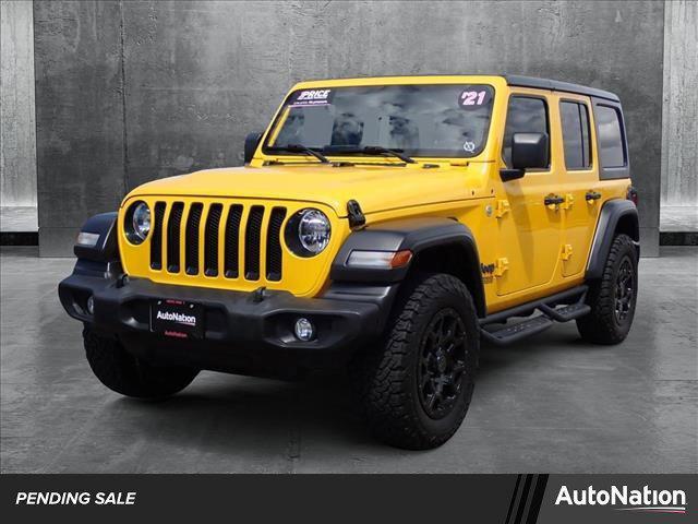 used 2021 Jeep Wrangler Unlimited car, priced at $29,000