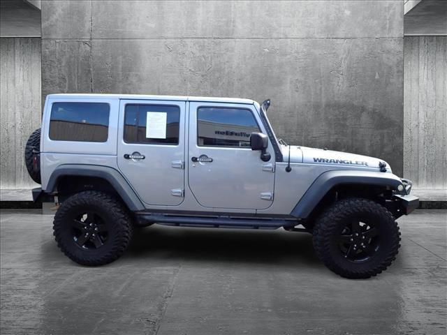 used 2016 Jeep Wrangler Unlimited car, priced at $19,500