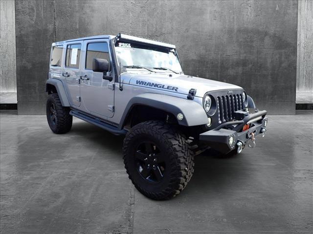 used 2016 Jeep Wrangler Unlimited car, priced at $19,500