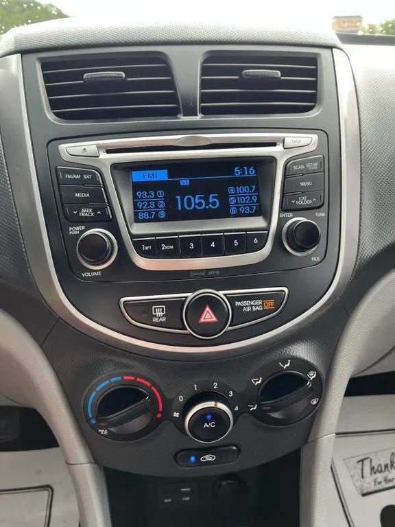 used 2017 Hyundai Accent car, priced at $4,995