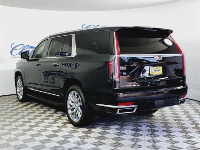 used 2024 Cadillac Escalade ESV car, priced at $79,585