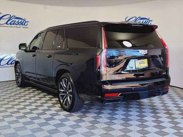 used 2023 Cadillac Escalade ESV car, priced at $83,653