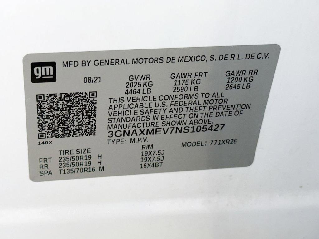 used 2022 Chevrolet Equinox car, priced at $24,900