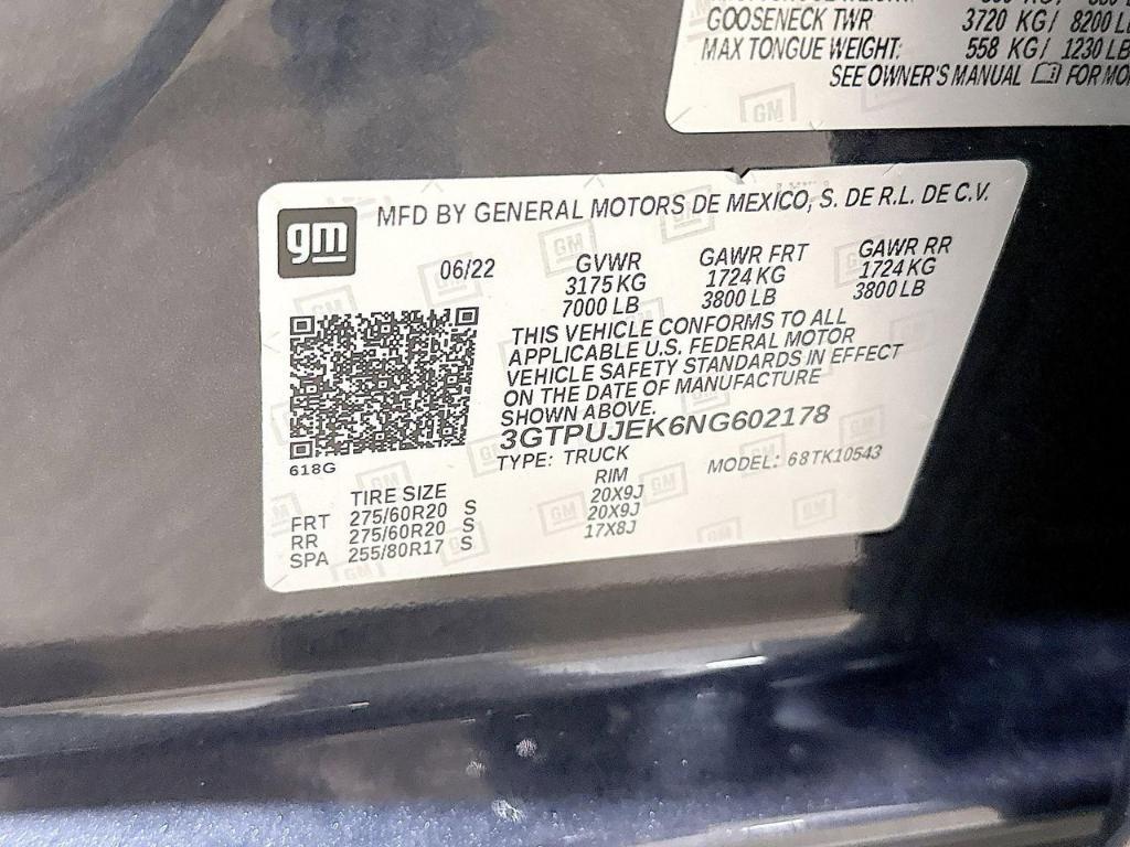 used 2022 GMC Sierra 1500 car, priced at $37,900