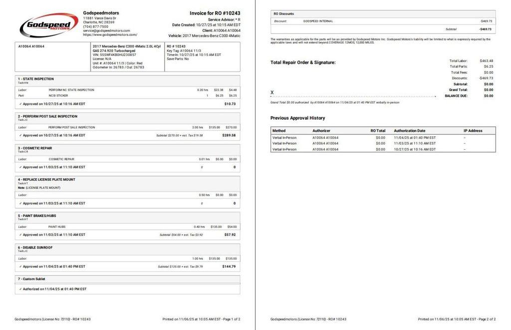 used 2017 Mercedes-Benz C-Class car, priced at $19,995