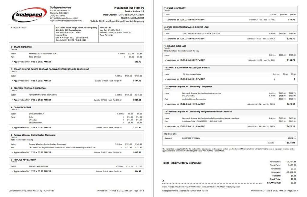 used 2013 Land Rover Range Rover car, priced at $19,995