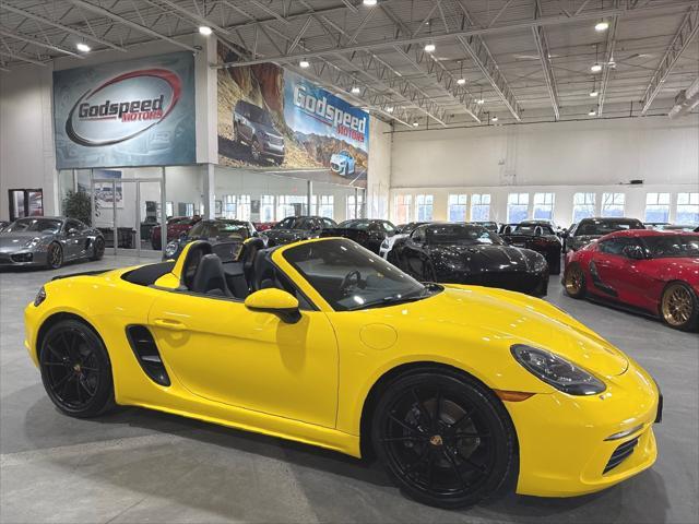 used 2018 Porsche 718 Boxster car, priced at $41,995