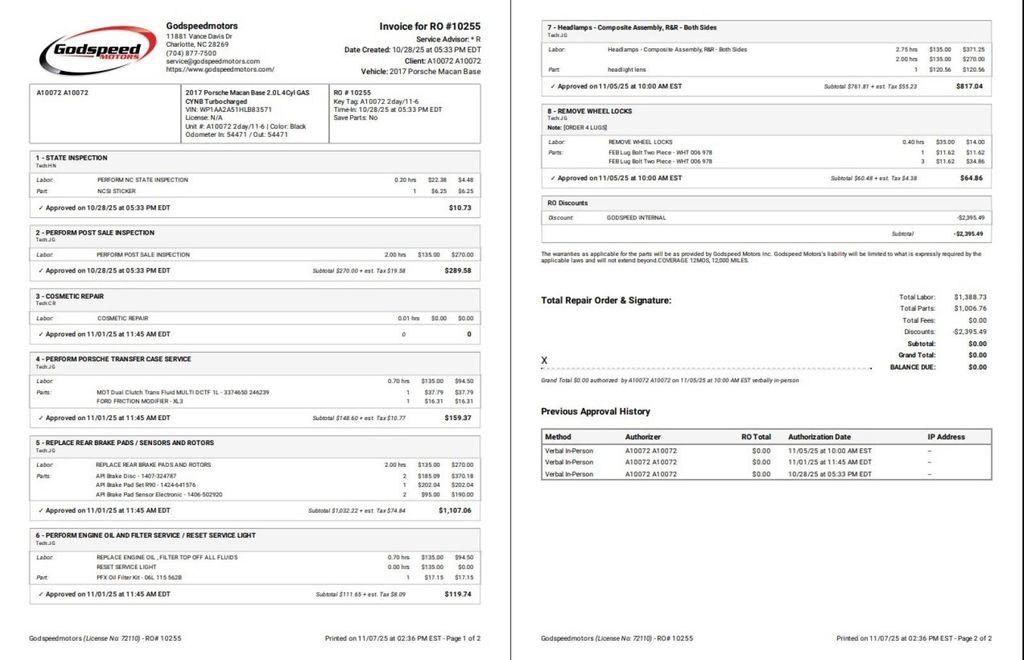 used 2017 Porsche Macan car, priced at $21,995