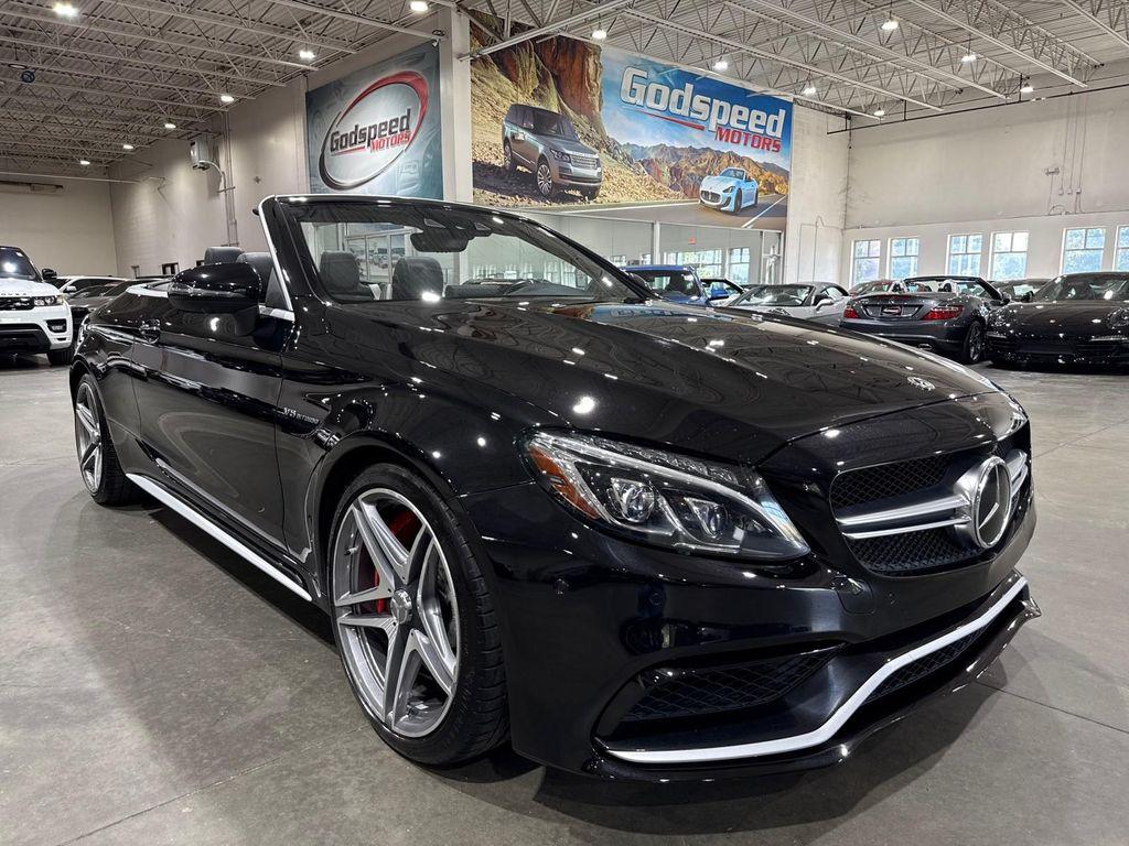 used 2018 Mercedes-Benz AMG C 63 car, priced at $34,995