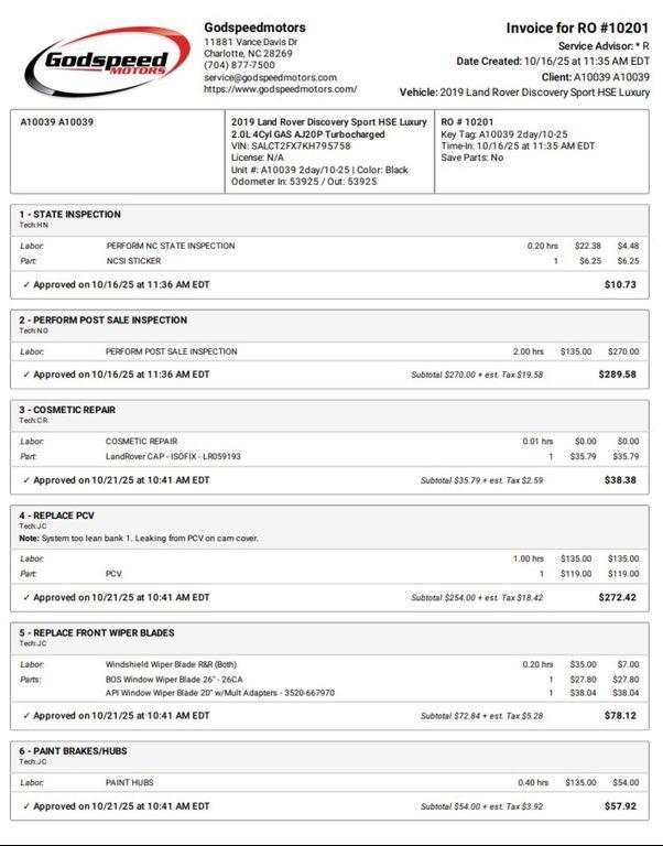 used 2019 Land Rover Discovery Sport car, priced at $17,995