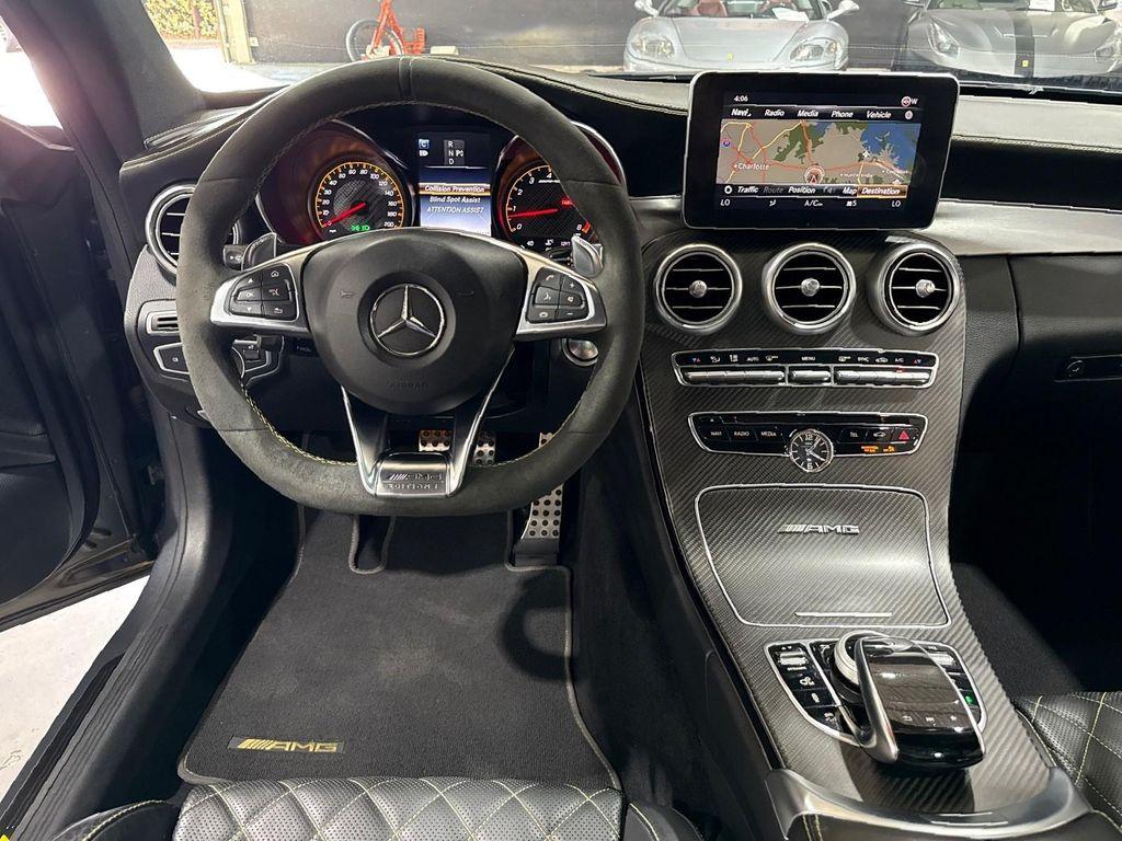 used 2017 Mercedes-Benz AMG C 63 car, priced at $38,995