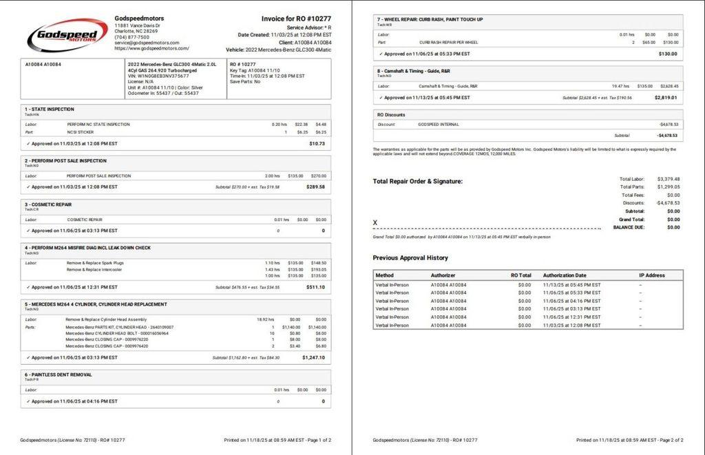 used 2022 Mercedes-Benz GLC 300 car, priced at $25,995