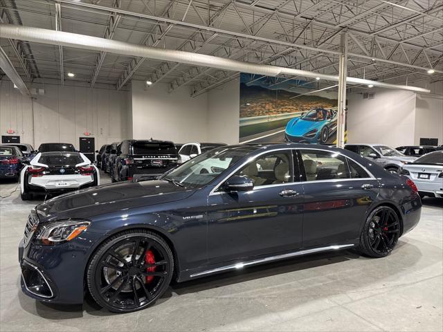 used 2019 Mercedes-Benz AMG S 63 car, priced at $63,995