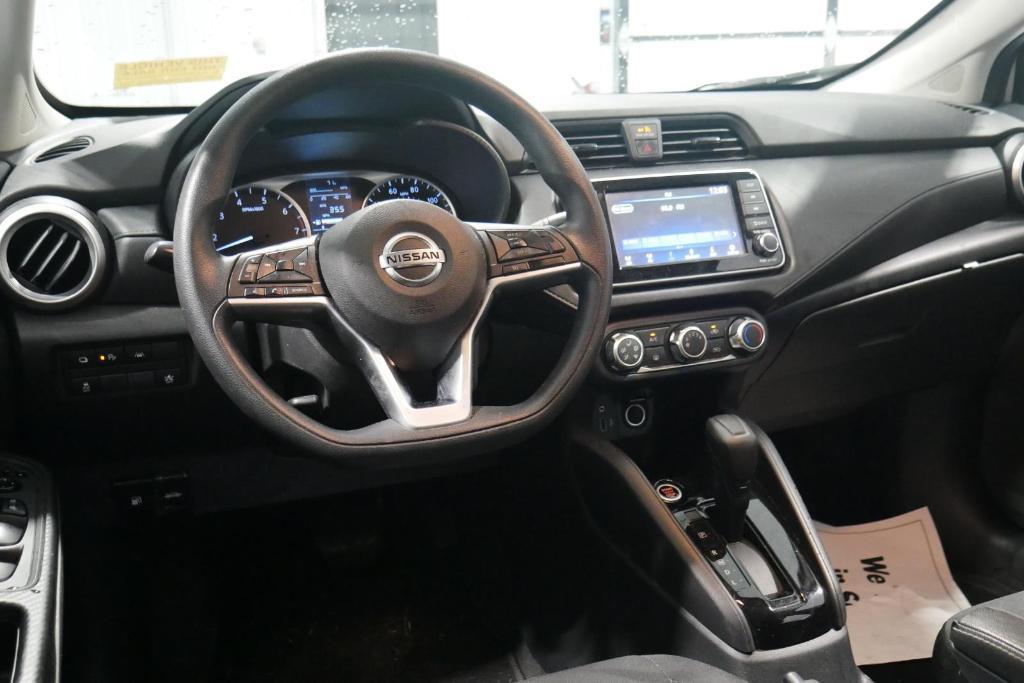 used 2021 Nissan Versa car, priced at $18,000