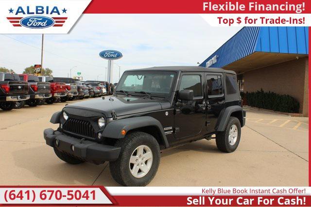 used 2017 Jeep Wrangler Unlimited car, priced at $20,603