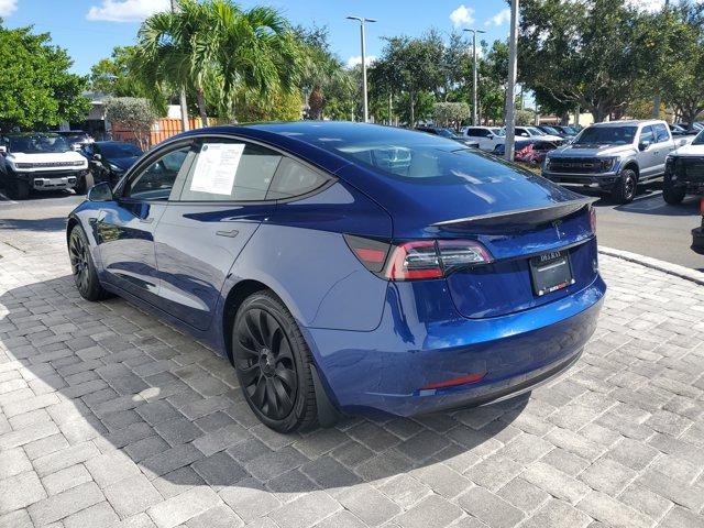used 2023 Tesla Model 3 car, priced at $22,940
