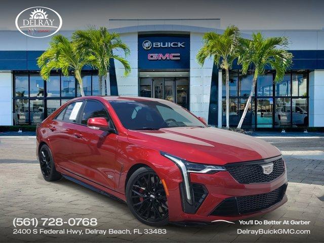 used 2024 Cadillac CT4-V car, priced at $62,856