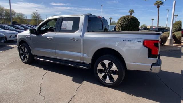 used 2023 Ford F-150 Lightning car, priced at $55,996