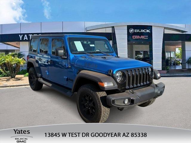 used 2021 Jeep Wrangler car, priced at $30,790