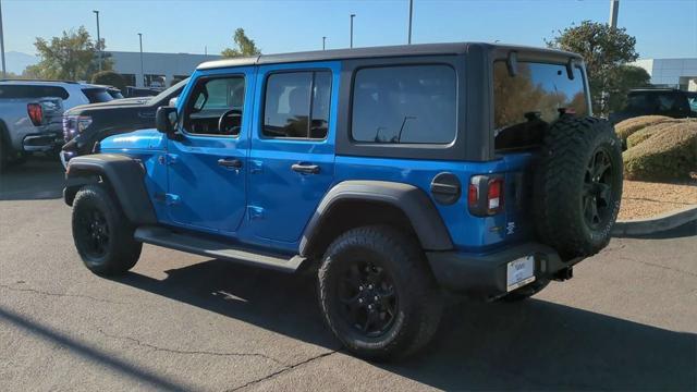 used 2021 Jeep Wrangler car, priced at $29,972