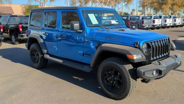 used 2021 Jeep Wrangler car, priced at $29,972