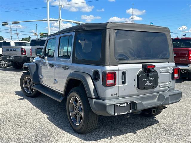 used 2021 Jeep Wrangler Unlimited car, priced at $33,850