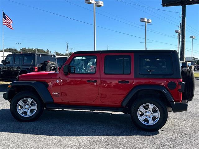 used 2020 Jeep Wrangler Unlimited car, priced at $34,500