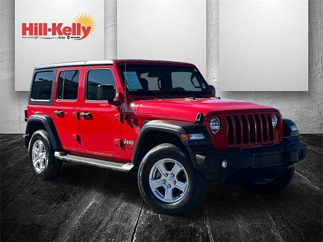 used 2020 Jeep Wrangler Unlimited car, priced at $34,500