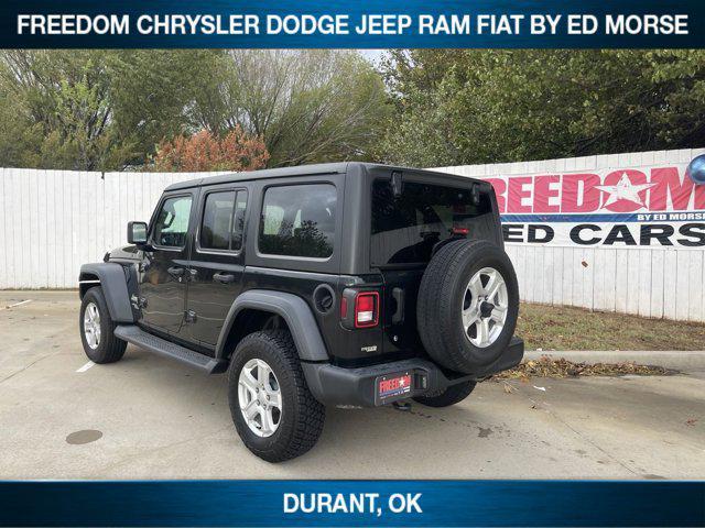 used 2020 Jeep Wrangler Unlimited car, priced at $29,713