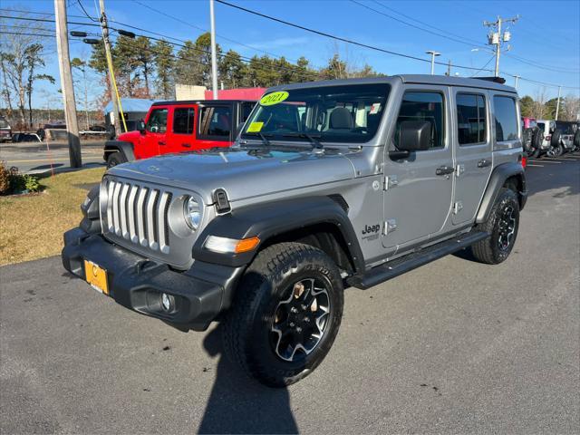 used 2021 Jeep Wrangler Unlimited car, priced at $32,575