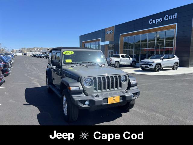 used 2021 Jeep Wrangler Unlimited car, priced at $32,575