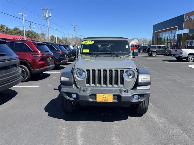 used 2021 Jeep Wrangler Unlimited car, priced at $32,575