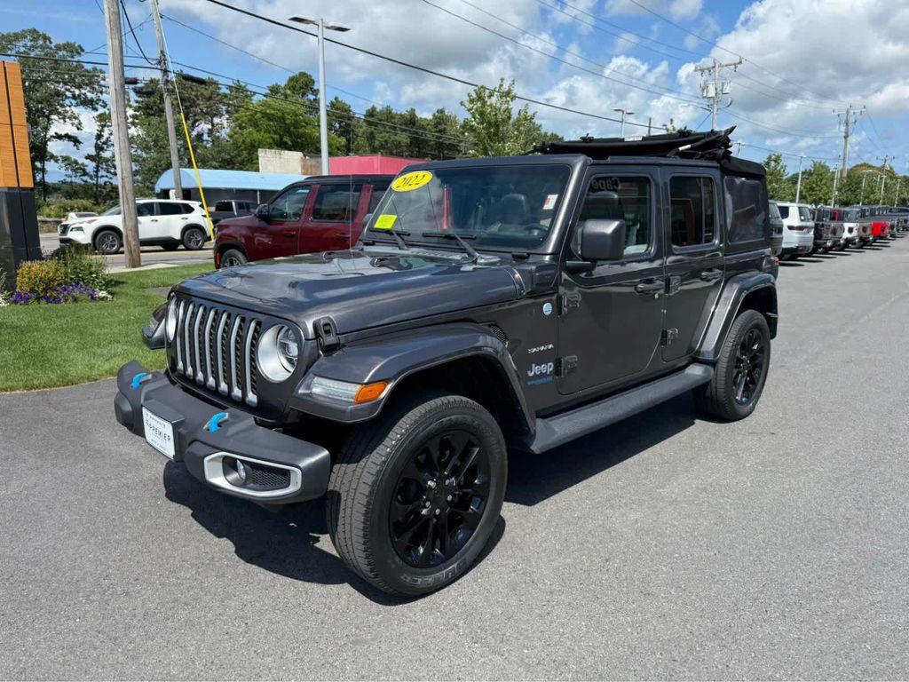 used 2022 Jeep Wrangler Unlimited 4xe car, priced at $32,775