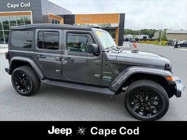 used 2022 Jeep Wrangler Unlimited 4xe car, priced at $33,475