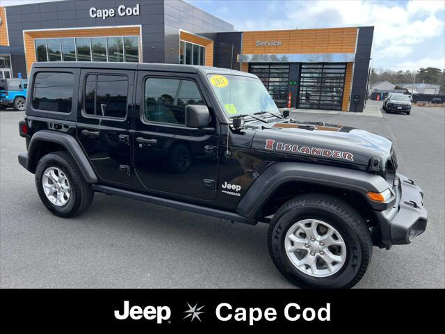 used 2021 Jeep Wrangler Unlimited car, priced at $29,875