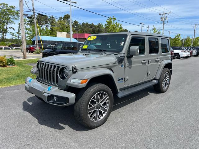 used 2022 Jeep Wrangler Unlimited 4xe car, priced at $37,675
