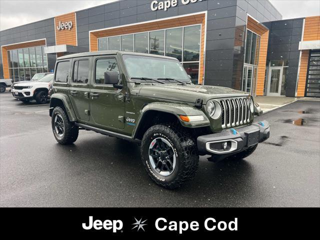 used 2021 Jeep Wrangler Unlimited 4xe car, priced at $34,375