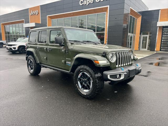 used 2021 Jeep Wrangler Unlimited 4xe car, priced at $34,375