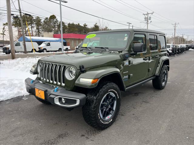 used 2021 Jeep Wrangler Unlimited 4xe car, priced at $33,475