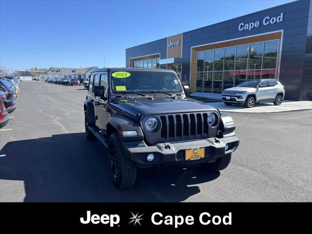 used 2021 Jeep Wrangler Unlimited car, priced at $35,075