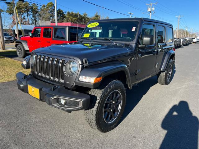 used 2021 Jeep Wrangler Unlimited car, priced at $32,275