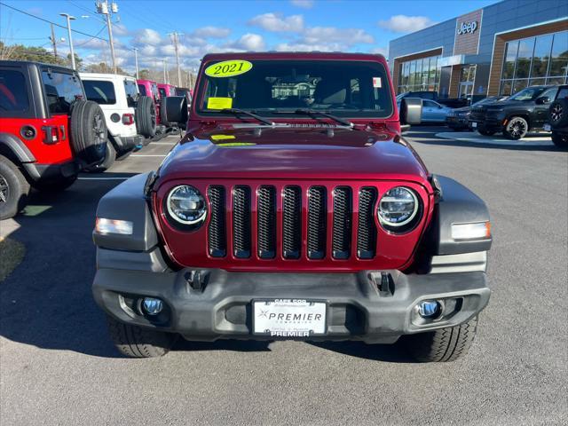 used 2021 Jeep Wrangler Unlimited car, priced at $31,575