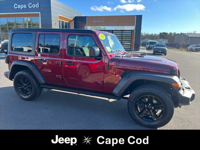 used 2021 Jeep Wrangler Unlimited car, priced at $31,575