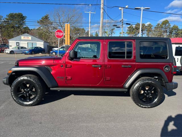 used 2021 Jeep Wrangler Unlimited car, priced at $31,575