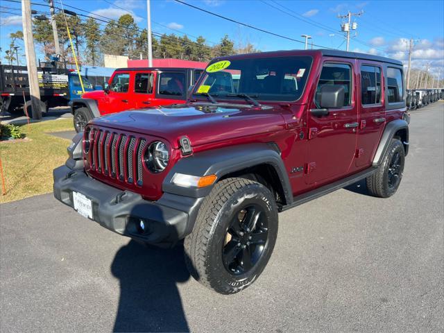 used 2021 Jeep Wrangler Unlimited car, priced at $31,575