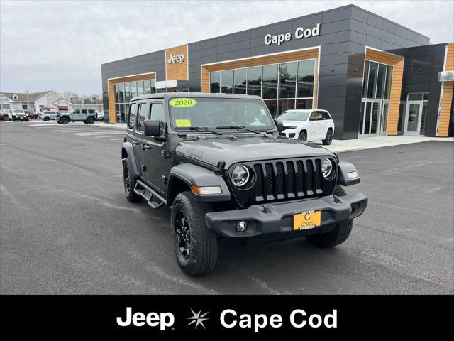 used 2020 Jeep Wrangler Unlimited car, priced at $34,475