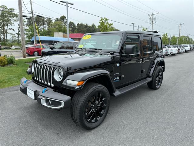 used 2022 Jeep Wrangler Unlimited 4xe car, priced at $33,975